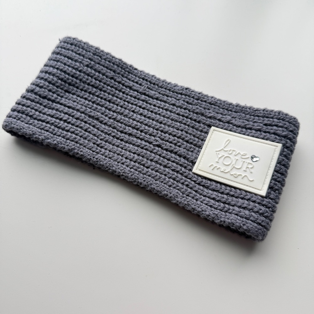 Love Your Melon Gray Knit Headband